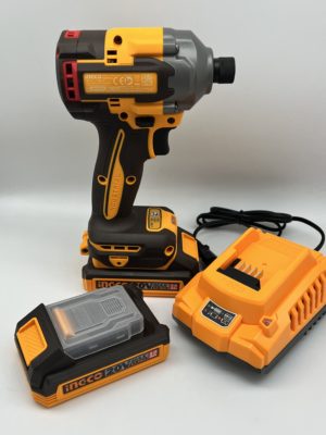 AVVITATORE AD IMPULSI 285N.M BUSHLESS CON 2 BATTERIE 2Ah CIRLI2028E